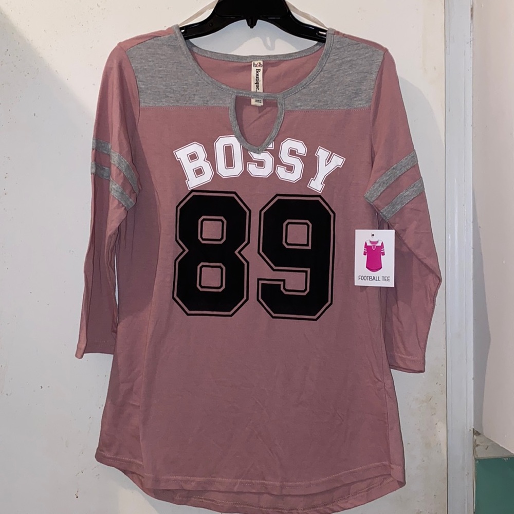 Football style tshirt.